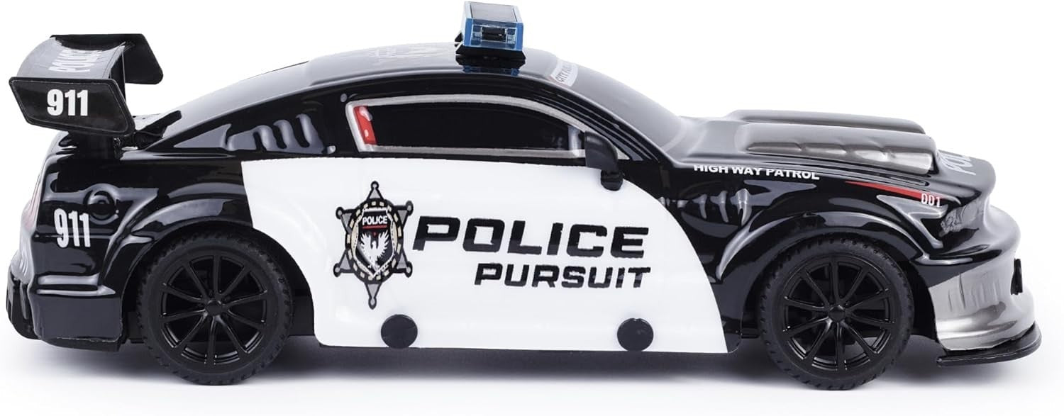Road Rebel Police Pursuit RC Car 1:24 Scale 2.4GHz Racing Toy for Kids