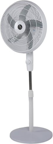 Portable Solar Standing Fan – Rechargeable 3Speed Quiet Pedestal Cooling Airflow