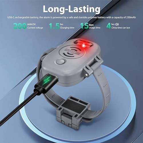 Drone Alarm Buzzer 120dB LED Lost Drone Locator Tracker for DJI Drones