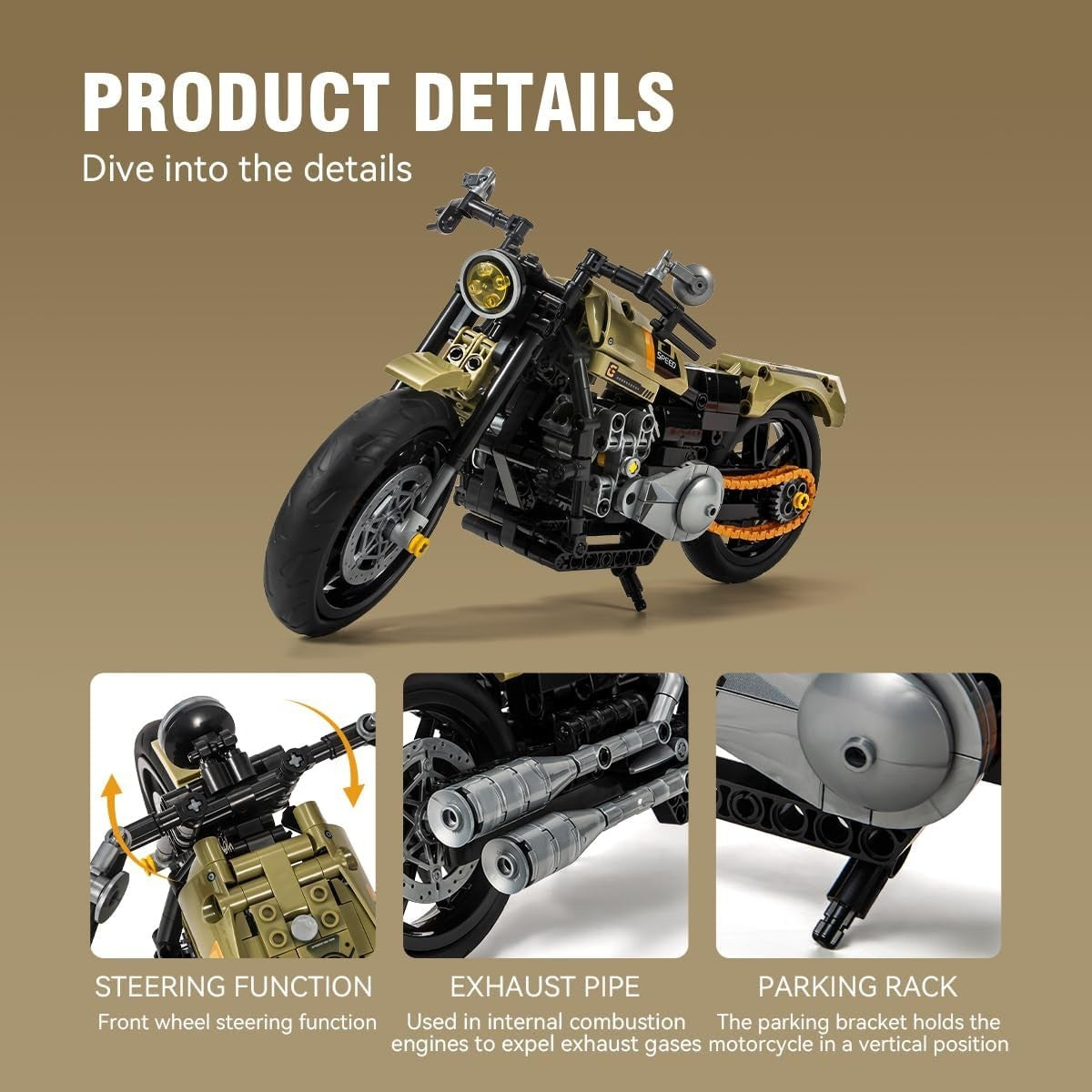 479-Piece 2-in-1 Motorbike & Fighter Building Blocks Set – Interactive Toy Gift