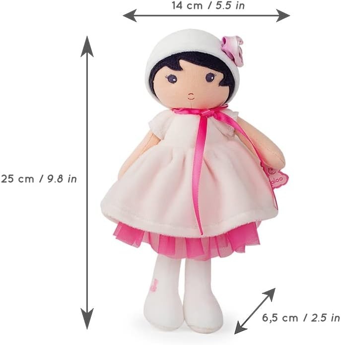 25cm Soft Fabric Baby Doll Cuddly First Doll Safe Everyday Comfort Toy