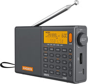 Portable Digital FM AM SW Radio Rechargeable External Antenna SSB RDS