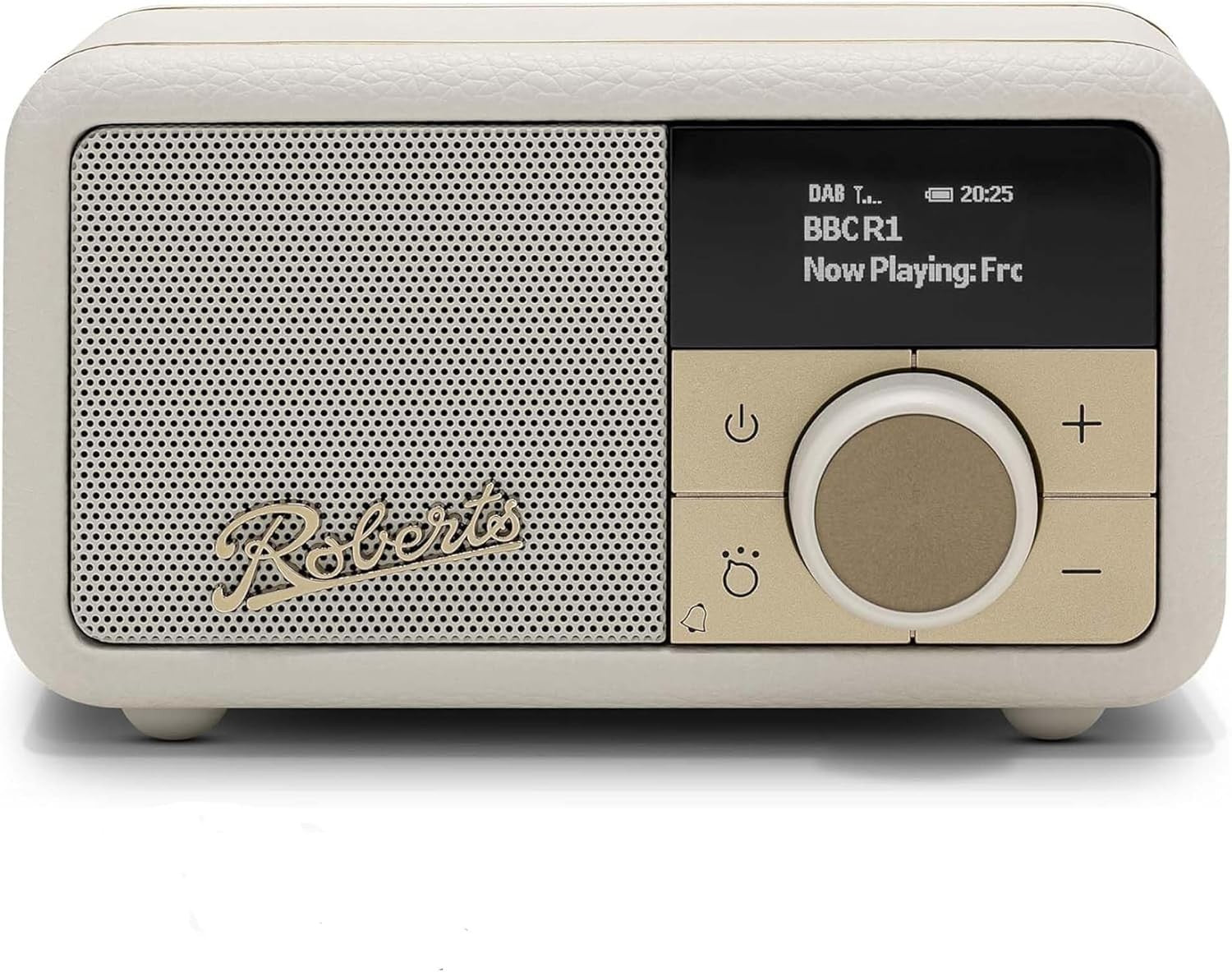 Portable FM DAB/DAB+ Digital Radio Bluetooth Speaker Pastel Cream