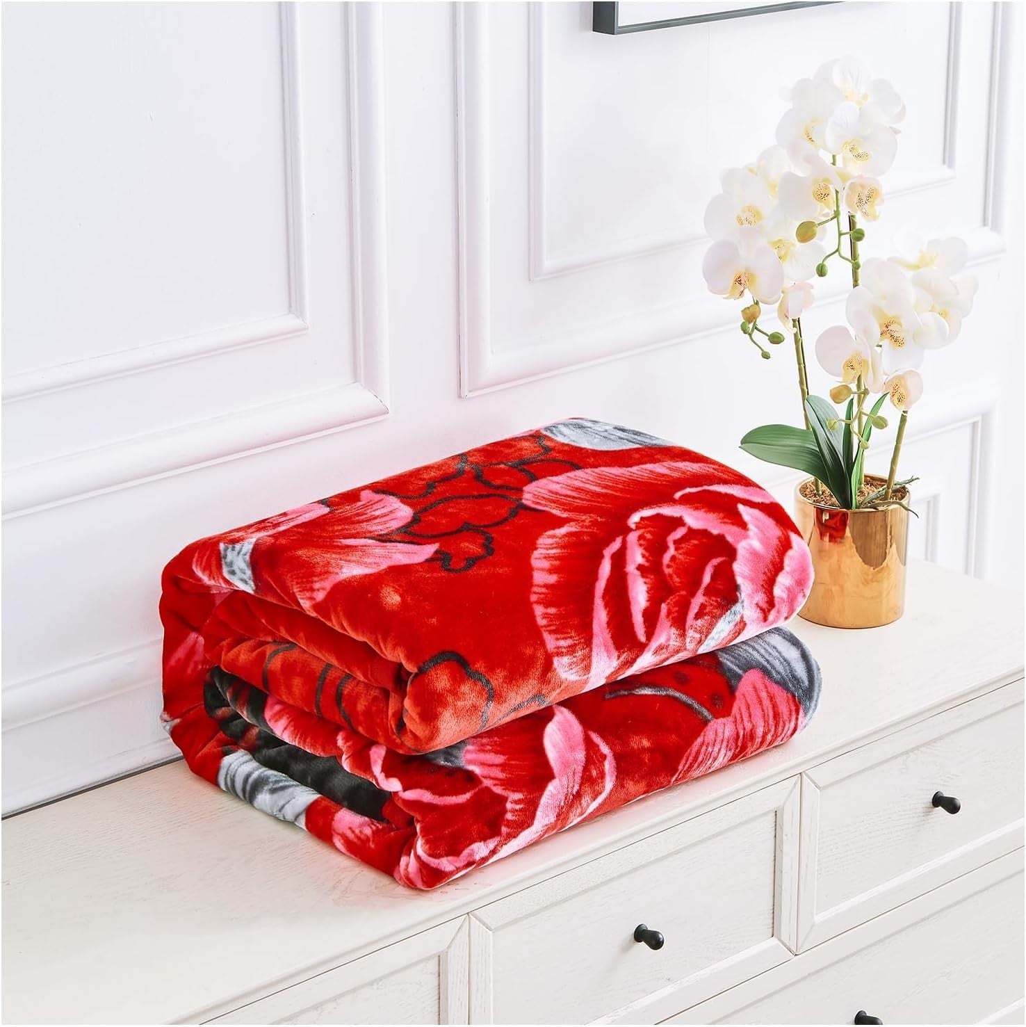 Royal Roses 4kg Weighted Blanket 200x240 cm for Stress & Anxiety Relief