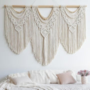 Large Boho Macrame Wall decoration 110x82cm Bedroom & Balcony