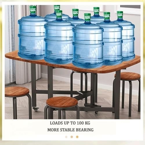 Folding Extendable Dining Table with Wheels – Compact Space-Saving Table