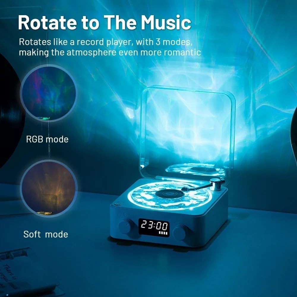 White Noise Machine Portable Speaker Aid Nature Sounds Breathing Light