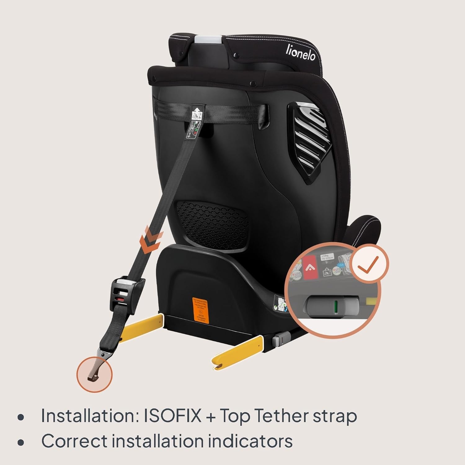 360° Swivel ISOFIX i-Size Baby Car 0–12 Years Rear & Forward Facing