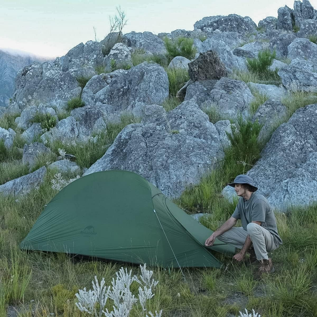 1 Person Ultralight Backpacking Lightweight Dome