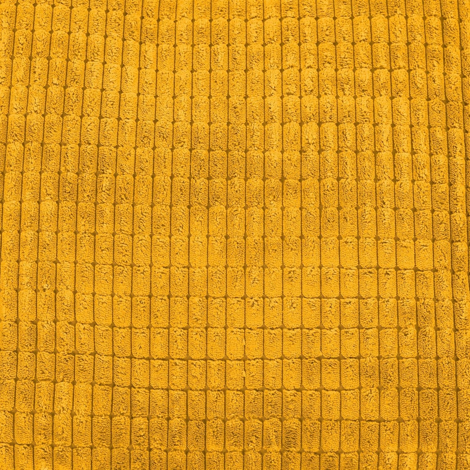 Giant Corduroy Bean Bag Chair Mustard Soft Adult Seat Lounge Sofa UK