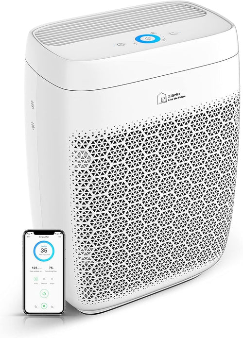 Large Room Smart Air Purifier HEPA WiFi Voice Control Dust Smoke 1580ft²