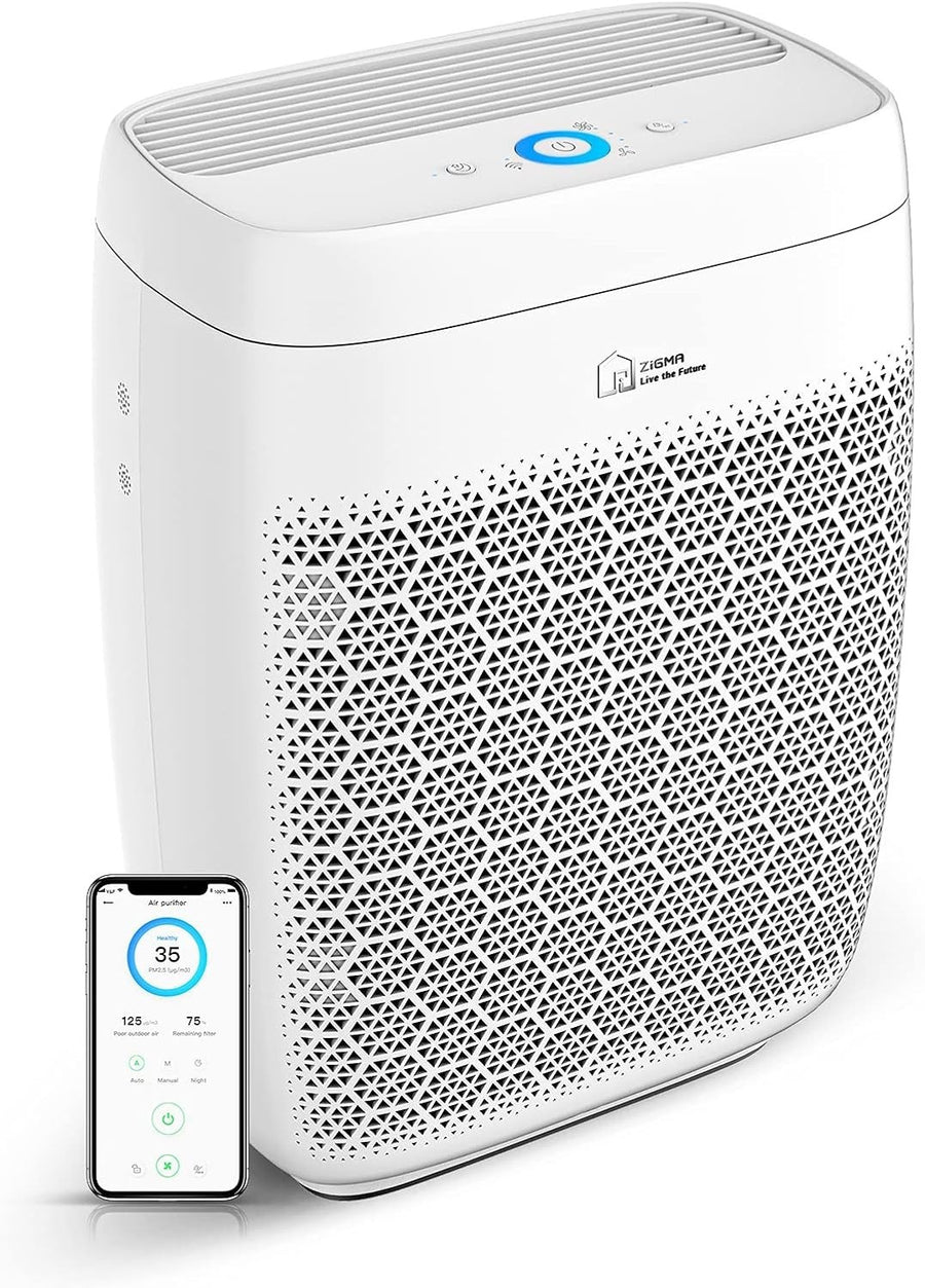 Large Room Smart Air Purifier HEPA WiFi Voice Control Dust Smoke 1580ft²