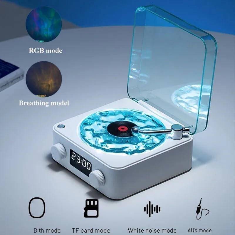 White Noise Machine Portable Speaker Aid Nature Sounds Breathing Light