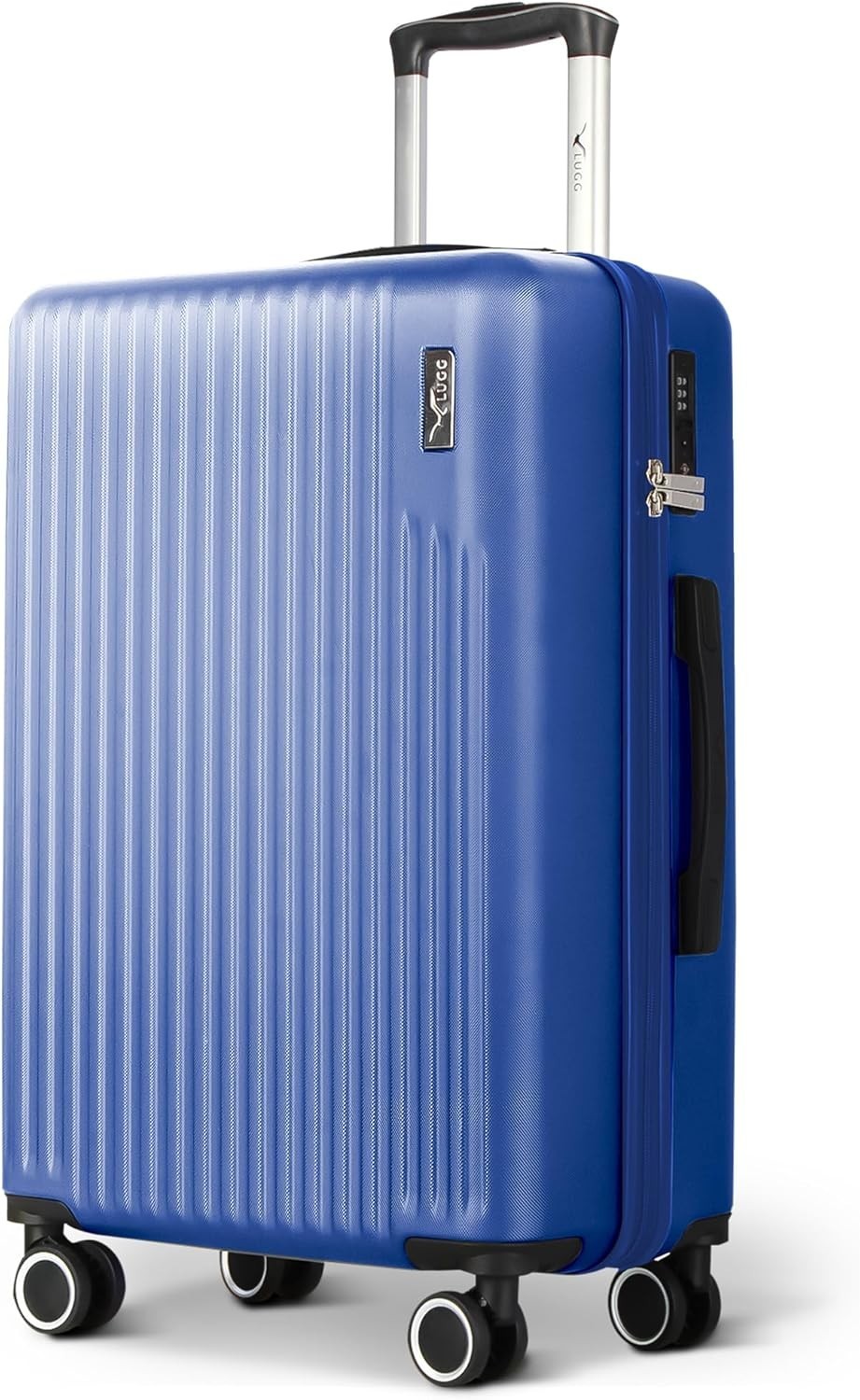 24in Vacay Hold Luggage ABS Hard Shell Suitcase TSA Indent Lock Spinner