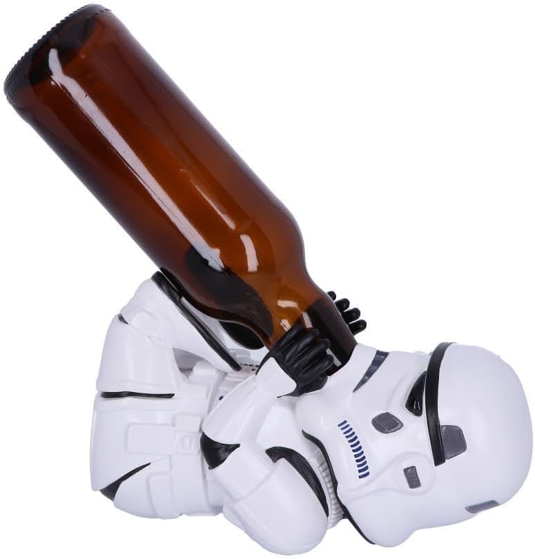 Sci-Fi Resin Wine Bottle Holder Figurine Creative Home Bar Display Gift