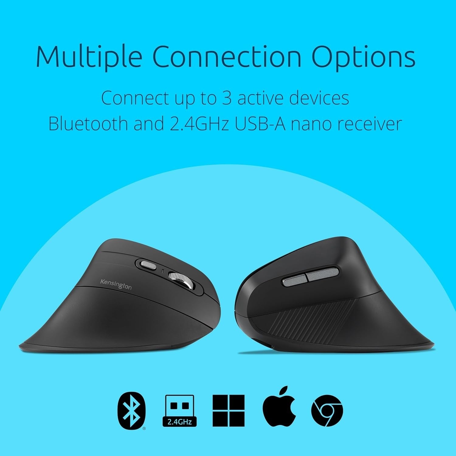 Rechargeable Ergonomic Bluetooth Mouse Wireless 4 Month Battery