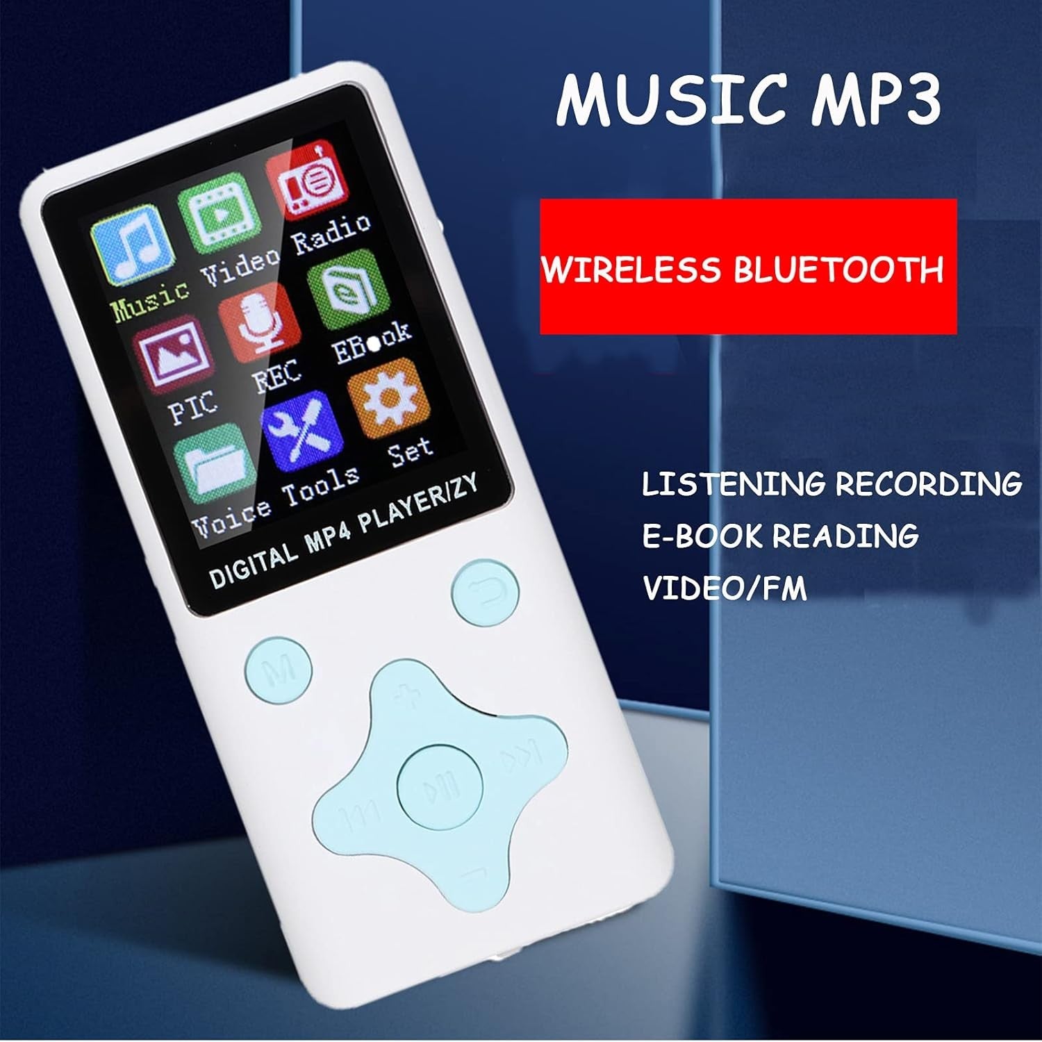 Bluetooth MP3 MP4 Player 32GB HiFi Lossless Portable Music Black