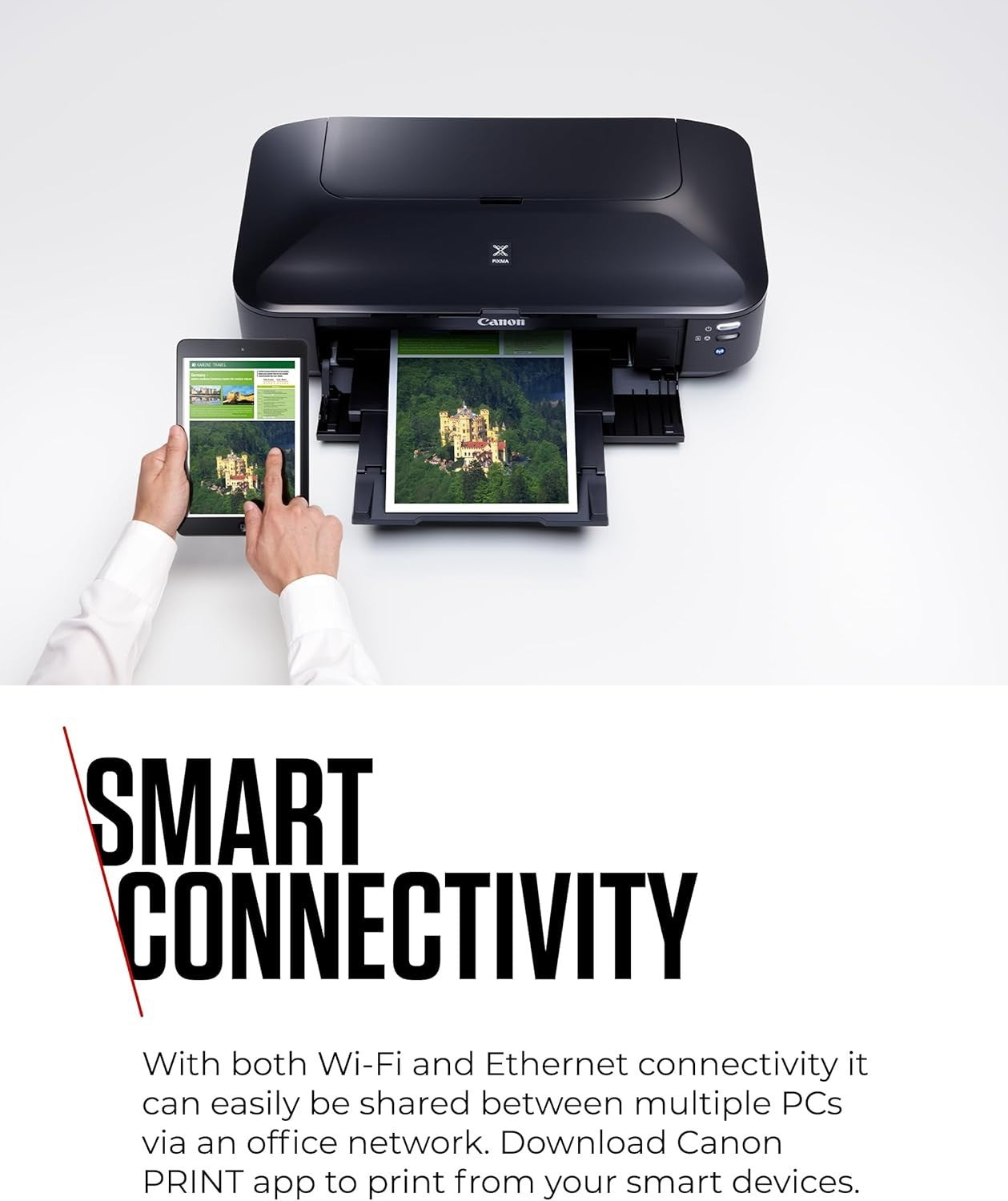 Wireless A3+ Inkjet Printer 5-Ink High-Resolution Black