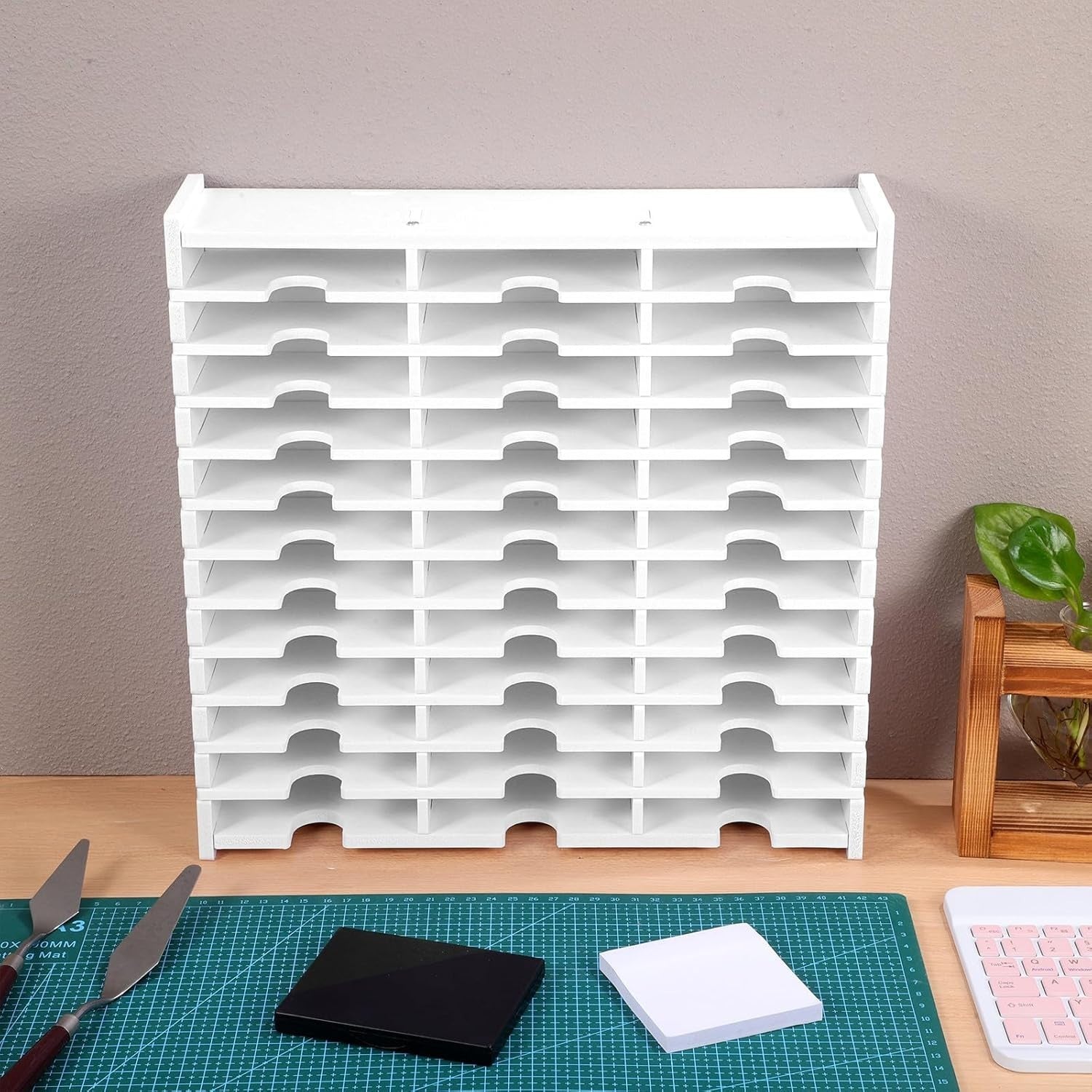 Portable CD DVD Storage Case Disc Organizer Box Scratch Resistant White