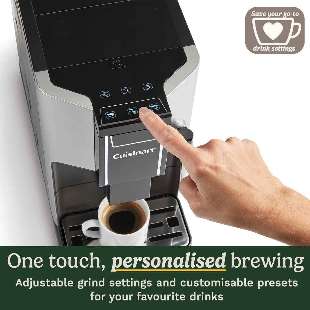 Bean to Cup Coffee Machine Grind & Brew 1.5L Auto Espresso Maker Milk Frother
