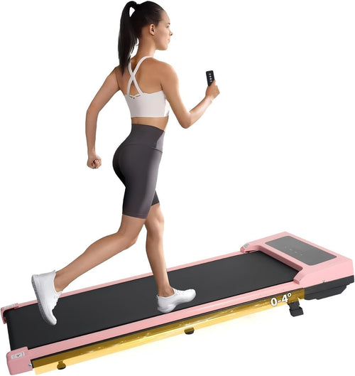Under Desk Treadmill 0-6.5% Incline Walking Running Machine w/ Bluetooth