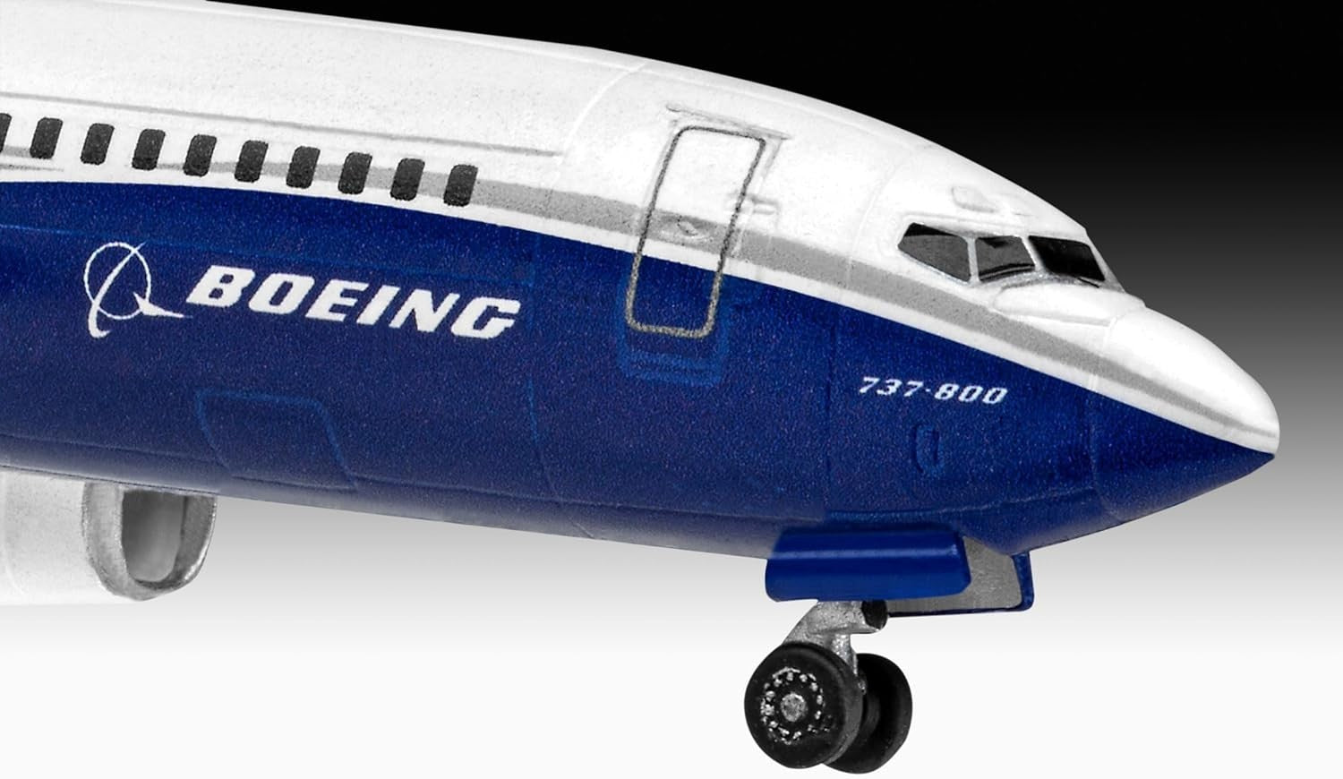 1:288 Boeing 737-800 Plane Model Kit – Detailed Textured Aviation Replica