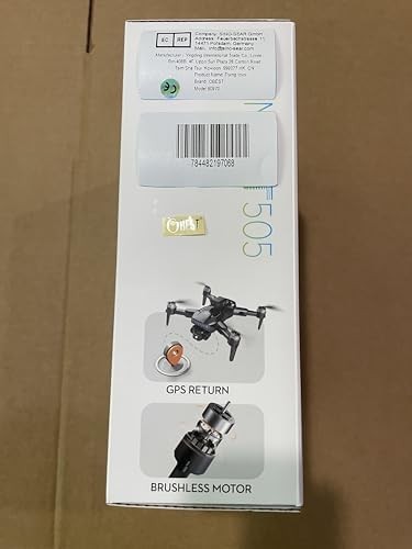 OBEST GPS Drone 4K Camera, Brushless Motor, FPV, 2 Batteries, Beginner