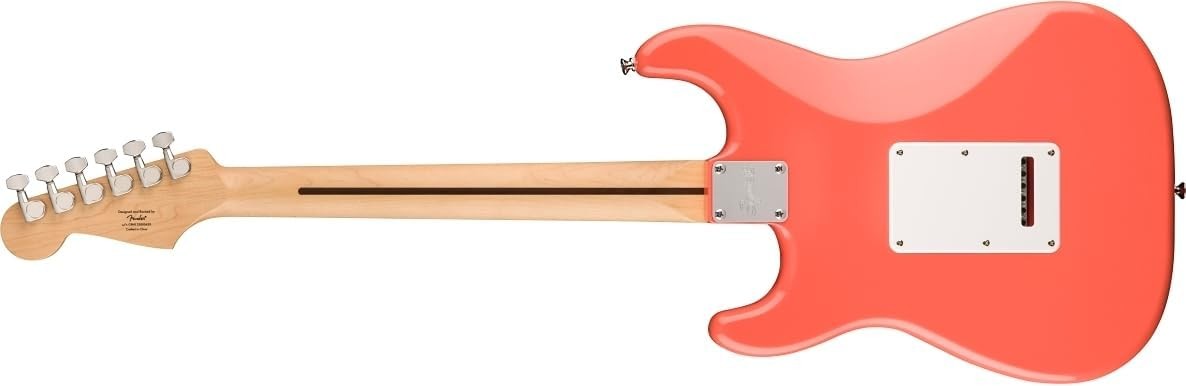 Electric Guitar Maple Fingerboard Solid Body Coral Finish