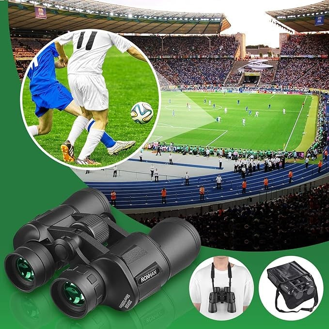 20x50 High Power Binoculars HD Waterproof Wide View Outdoor Travel Hunting