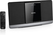 Roxel Micro HiFi System CD DAB/DAB+ FM Bluetooth 40W RMS USB AUX Black