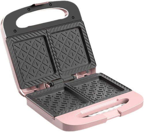 Multifunctional Pink Sandwich Maker Panini Press Burger Toaster 1200W