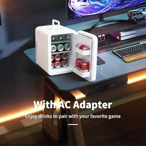 15L Mini Fridge Cooler & Warmer Portable AC/DC for Bedroom Car