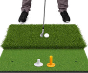 Large Golf Hitting Mat Non-Slip Practice Turf Indoor Outdoor Driving Pad