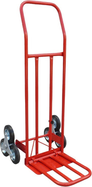 Stair Climber Trolley 150KG Sack Truck w/ Folding Toe Plate & Solid Wheels