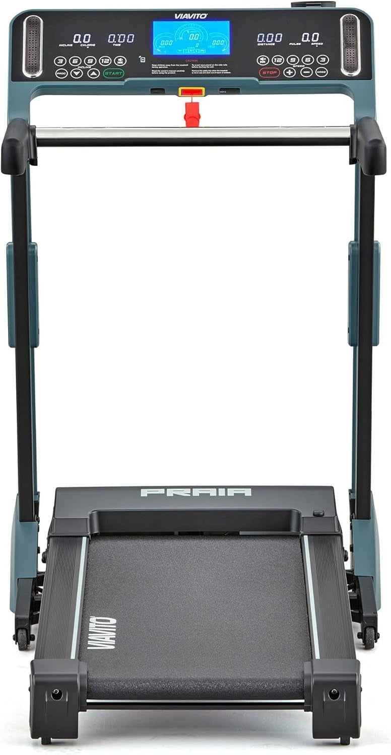 Folding Treadmill 12kph Home Gym Electric Incline Fitness Machine