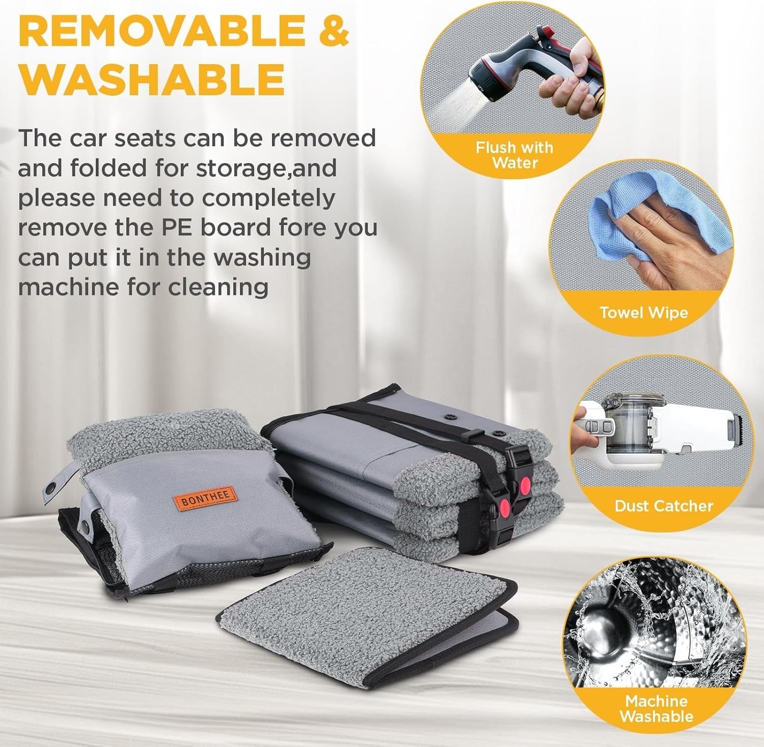 Dog Booster Seat Centre Console Pet Travel Carrier Safety Harness
