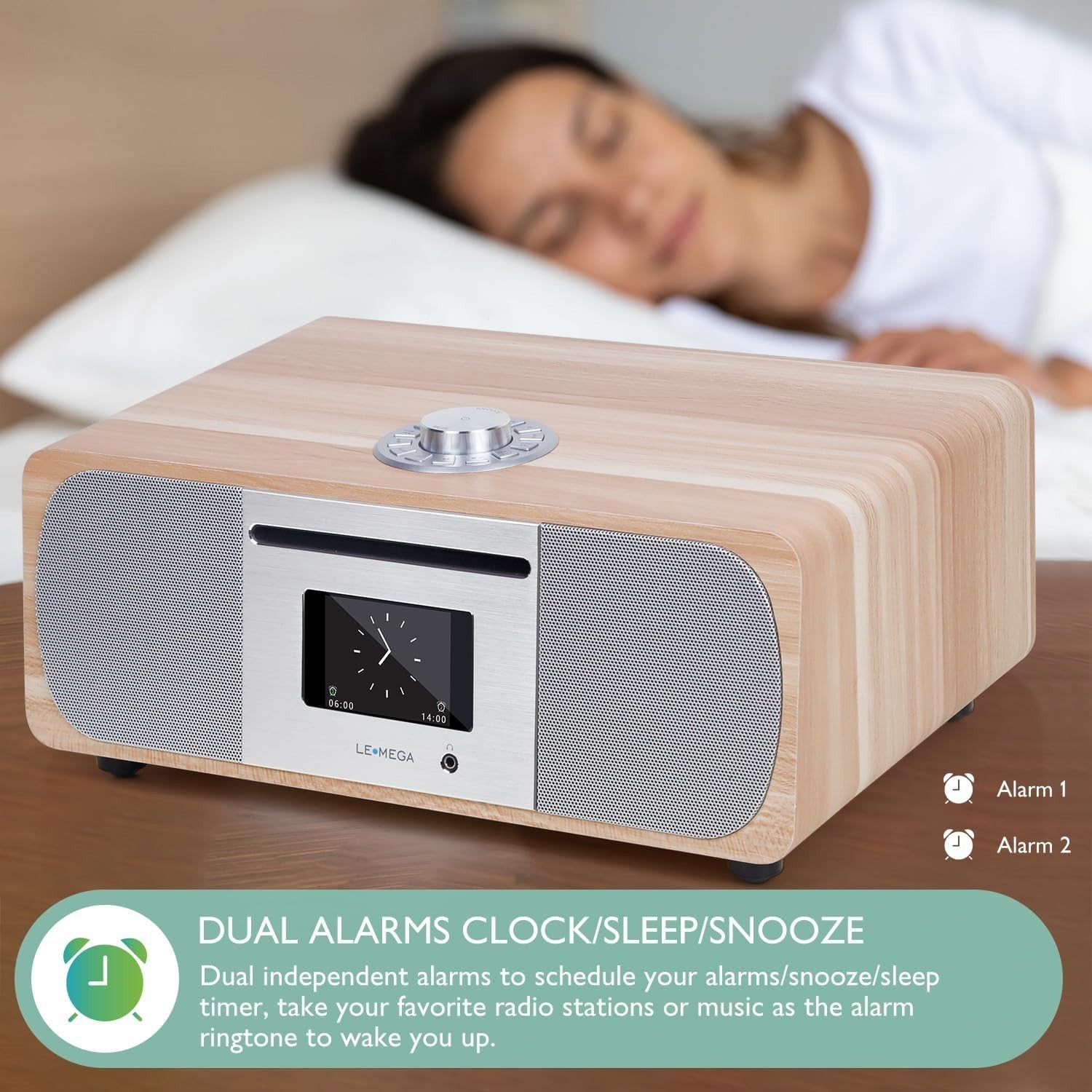 CD Player DAB+ FM Internet Radio Bluetooth HiFi Stereo 35W Speakers