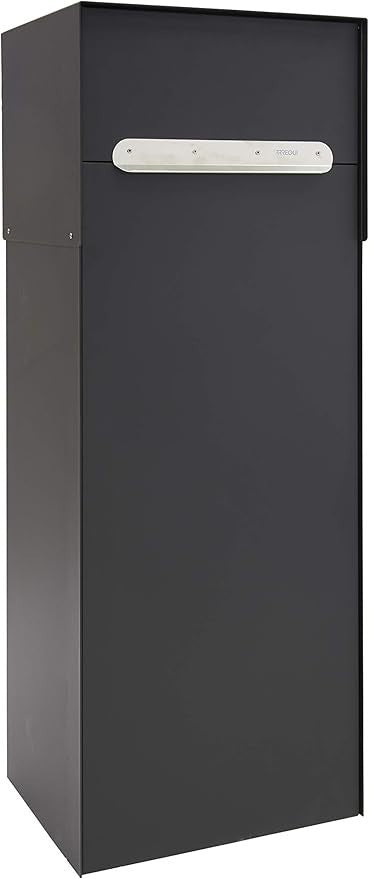 Secure Wall-Mount Parcel Box Large Capacity Waterproof Steel Double Access
