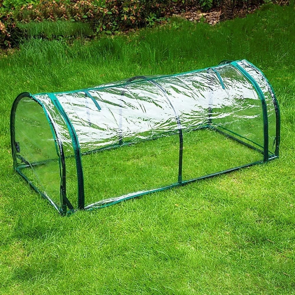 Transparent Garden Tunnel Greenhouse Outdoor Grow Tent UV Resistant Waterproof