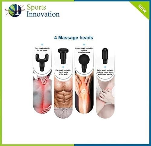 Professional Percussion Massage Gun Deep Tissue Muscle Recovery Kit + Case