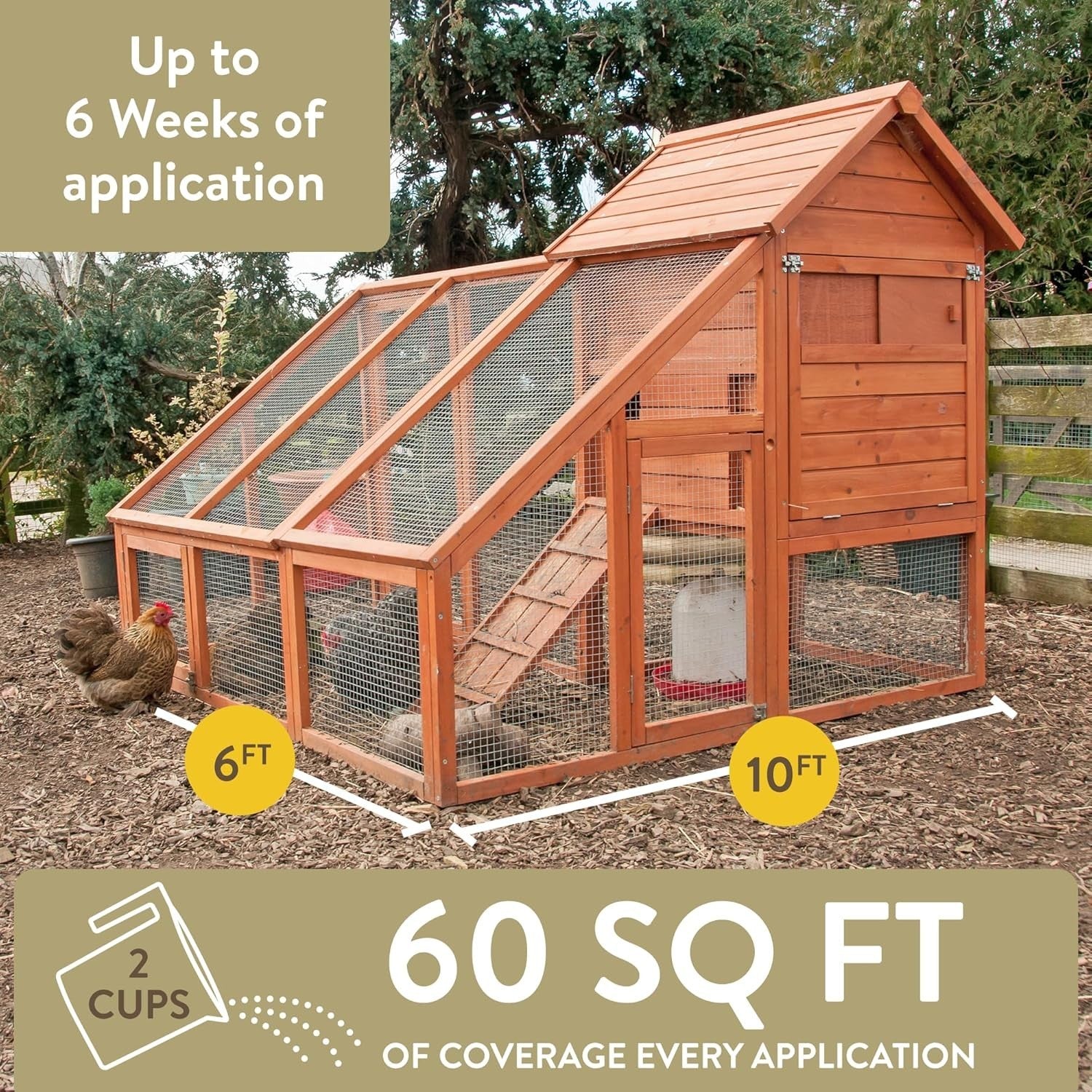 12lb Chicken Coop Litter Additive Probiotic Odor Control