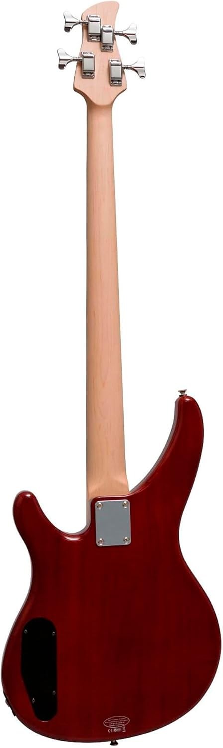 4 String Electric Bass Guitar Root Beer Finish 1/2 Size 122cm