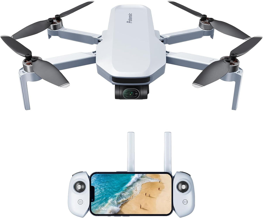4K Drone w/ 3-Axis Gimbal 6KM Range 32Min Flight Auto Return Visual Tracking