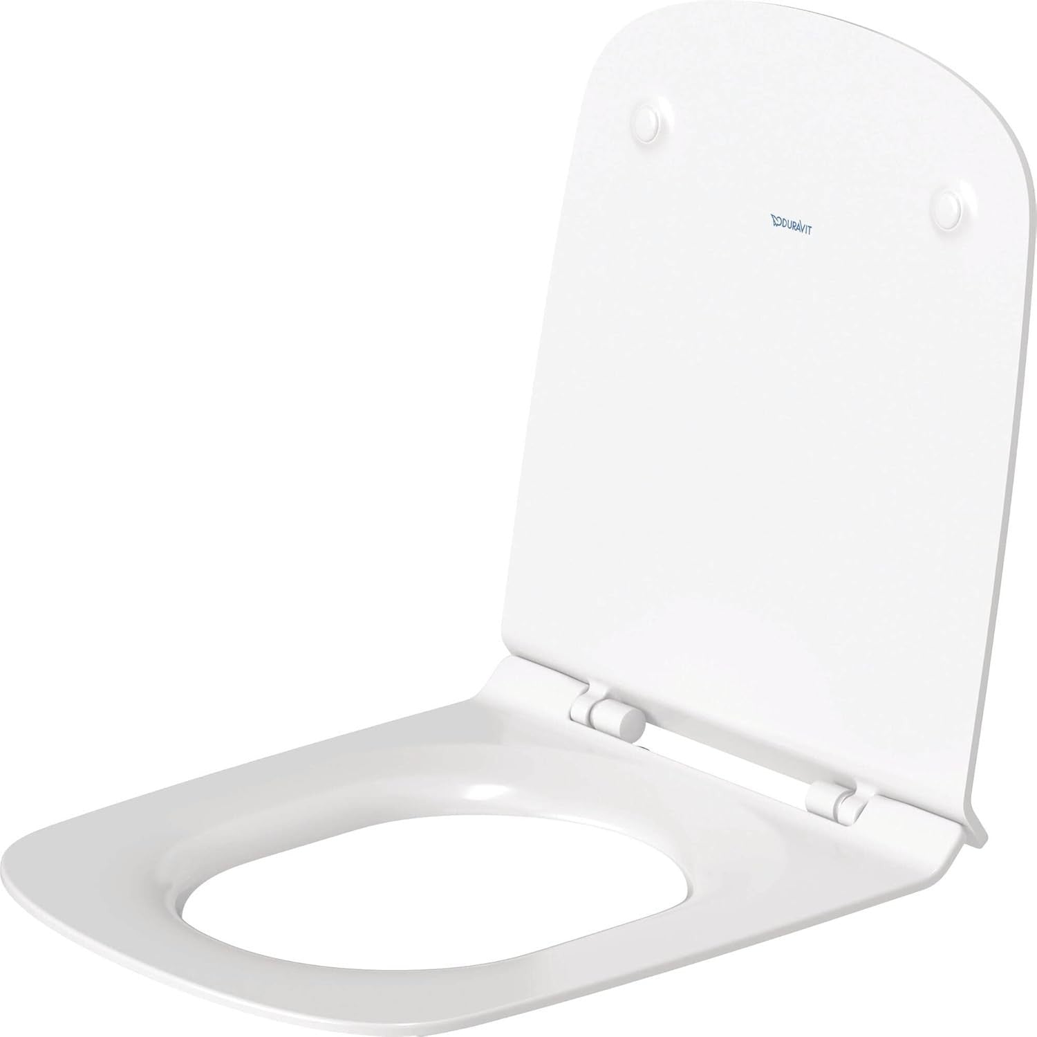 Toilet Seat Urea Thermoset White Stainless Steel Hinges Durable