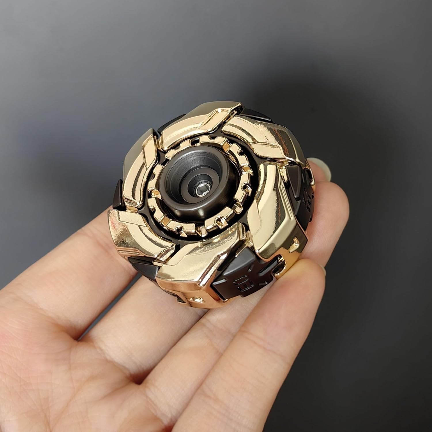 Gold Metal Fidget Spinning Top Magnetic EDC Stress Relief Toy