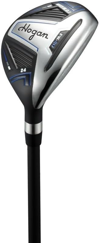 Mens Right Hand XL Golf Club Set +1” Stiff Flex Driver Hybrids Irons Putter