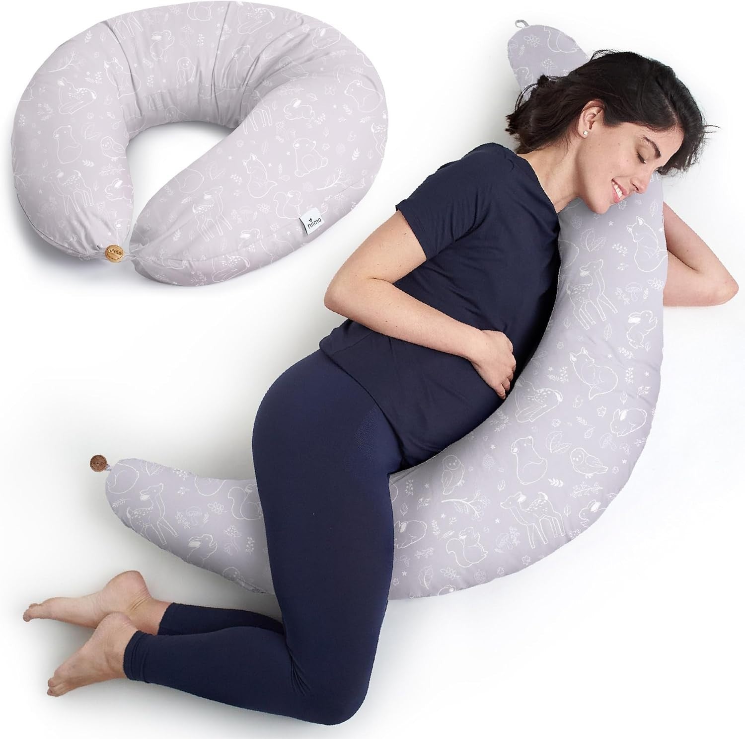 XXL Pregnancy Pillow U Shape Full Body Maternity Nursing Support 200x70cm