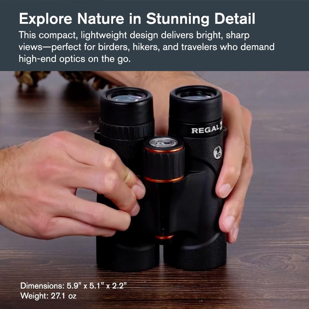 8x42 ED Waterproof HD Binoculars Long Range Birdwatching Outdoor Fog-Proof