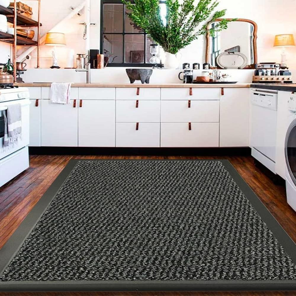 Small Waterproof Door Mat 40x60cm Non Slip Indoor Outdoor Entrance Floor Rug
