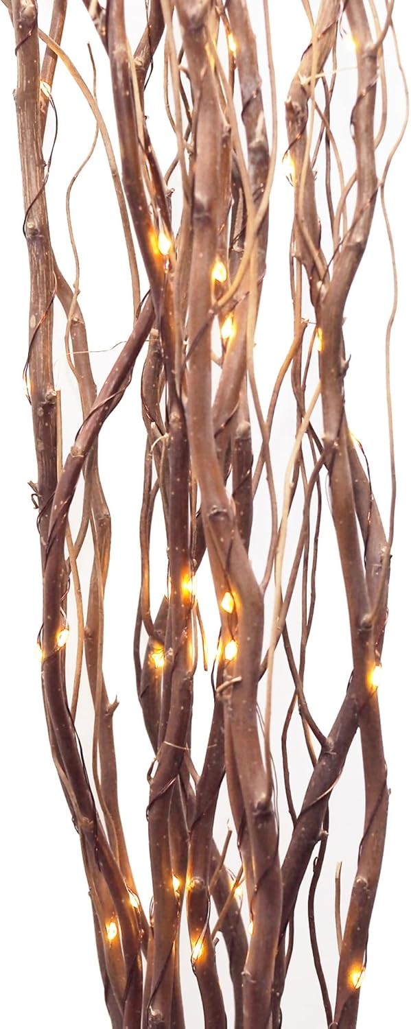 120cm LED Willow Branches Light Up Twig Floor Decor Battery Powered